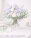 Iris you were here Bouquet